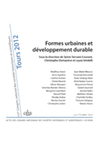 Formes urbaines et développement durable (édition électronique)