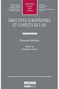 Directives européennes et conflits de lois