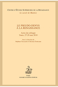 Le pseudo-denys à la Renaissance
