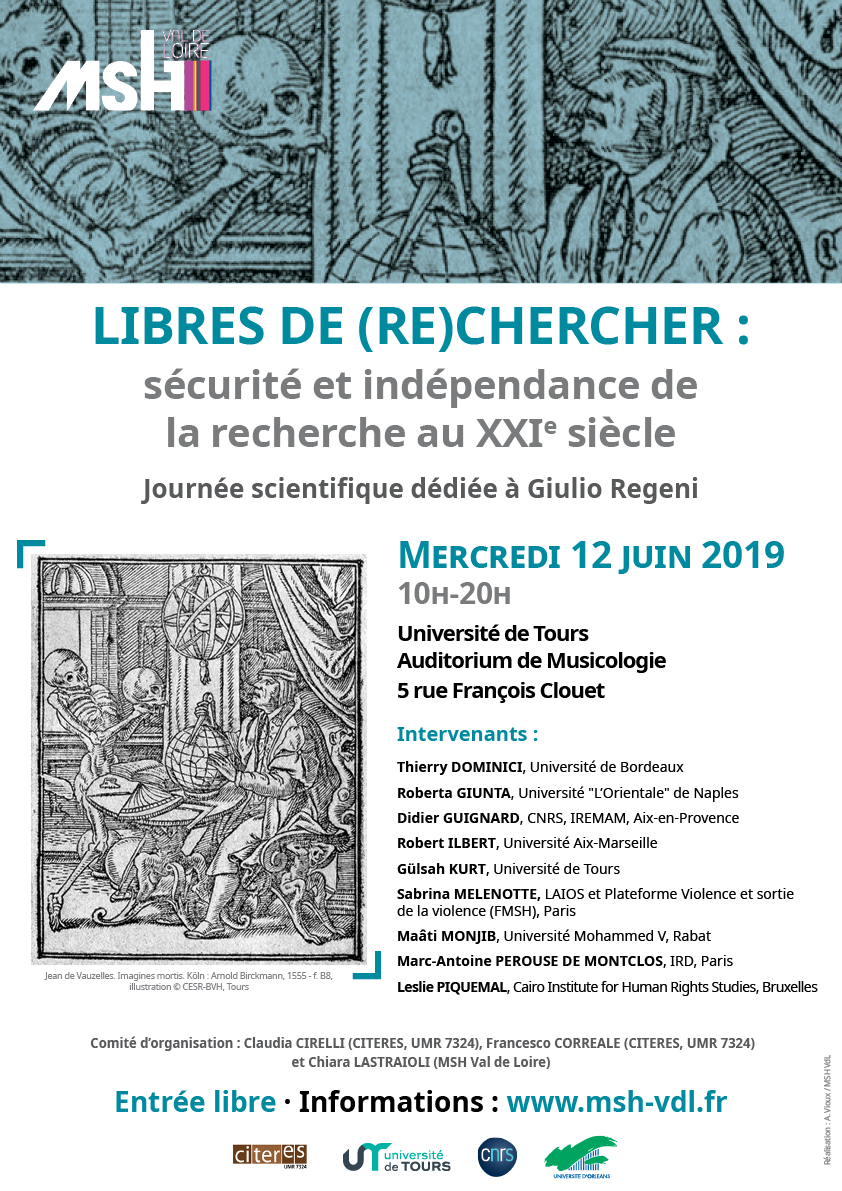 JOURNEE SCIENTIFIQUE – Libres de (re)chercher : sécurité et indépendance de la recherche au XXIe siècle