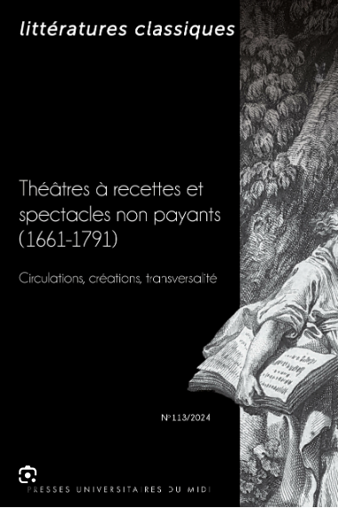Théâtres à recettes et spectacles non payants (1661-1791)