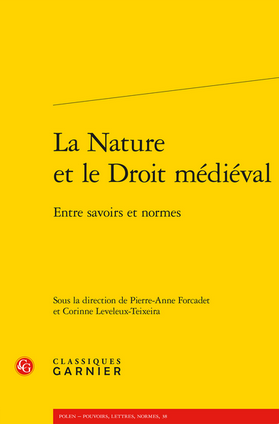 La Nature et le Droit médiéval – Entre savoirs et normes
