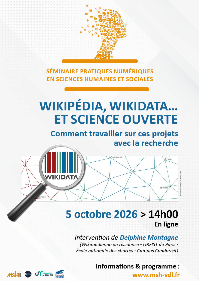 [Séminaire] Wikipédia, Wikidata… et science ouverte. Comment travailler sur ces projets avec la recherche